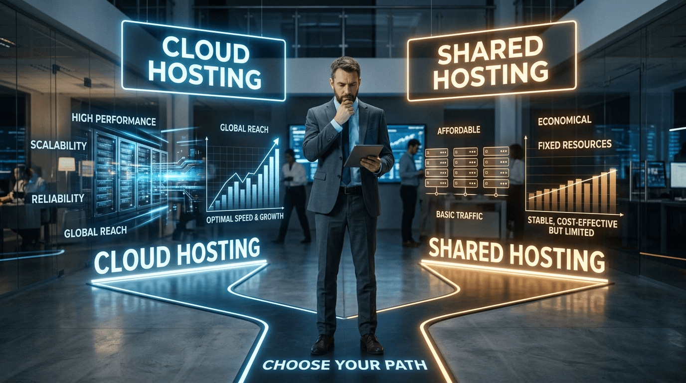 Cloud Hosting vs Shared Hosting: Which is Better for Your Business Website?